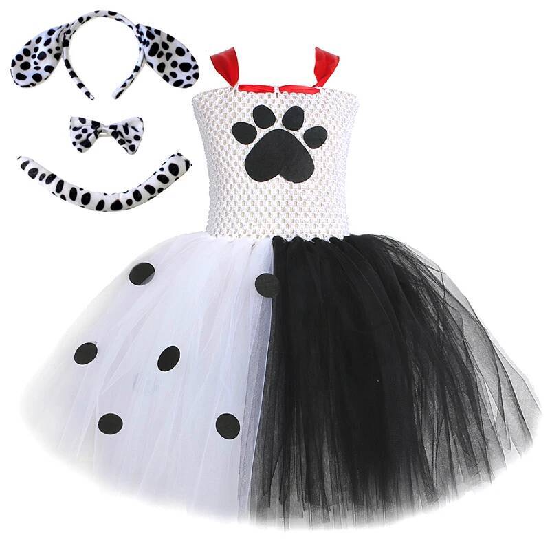 Baby Clothing Kit - Gaun Tutu Anjing Dalmatians untuk Bayi