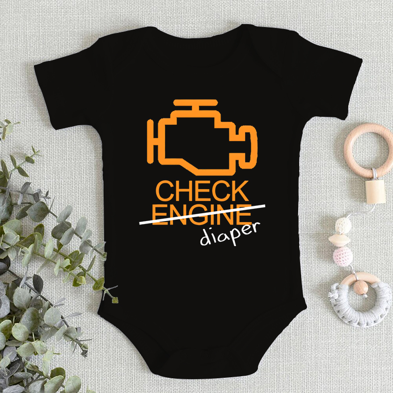 Baby Clothing Gender Neutral - Desain Huruf Popok Lucu Ramah Kulit