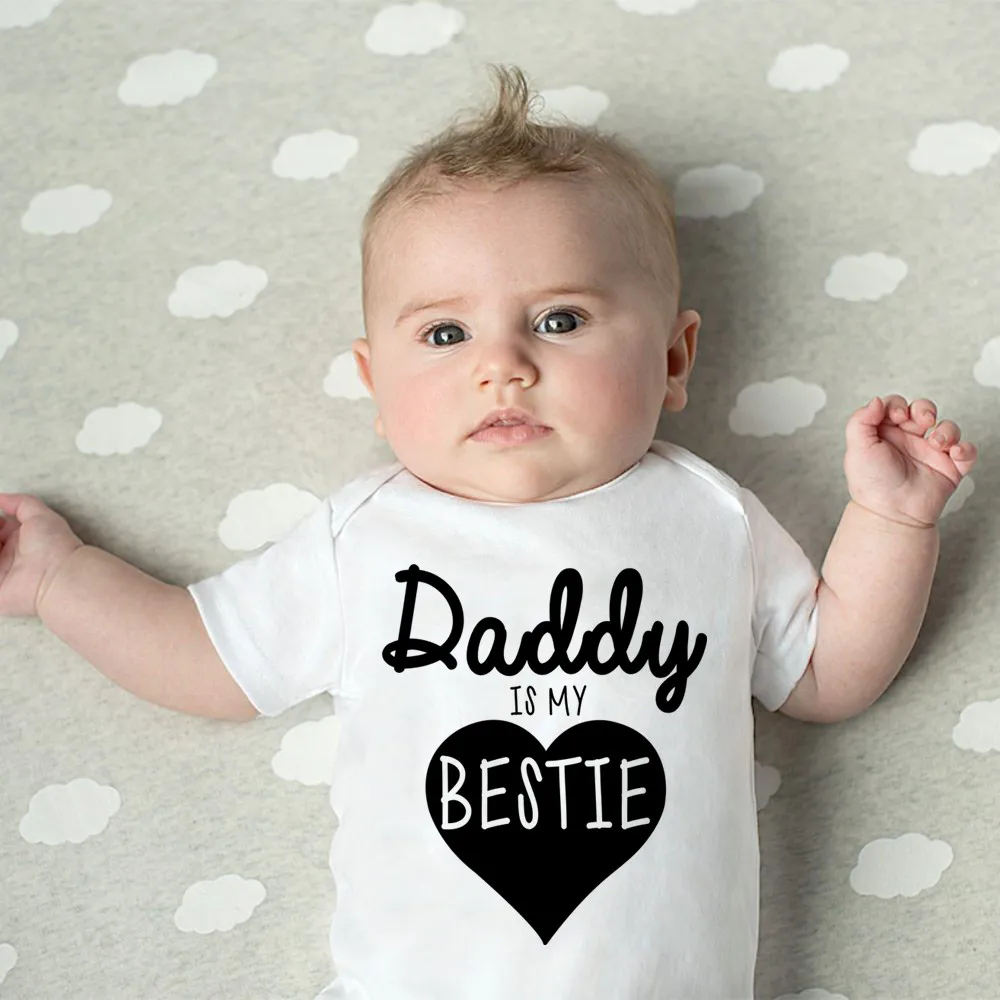 Daddy Is My Bestie Pakaian Bay - Baby Clothing Gender Neutral ulasan dan harga