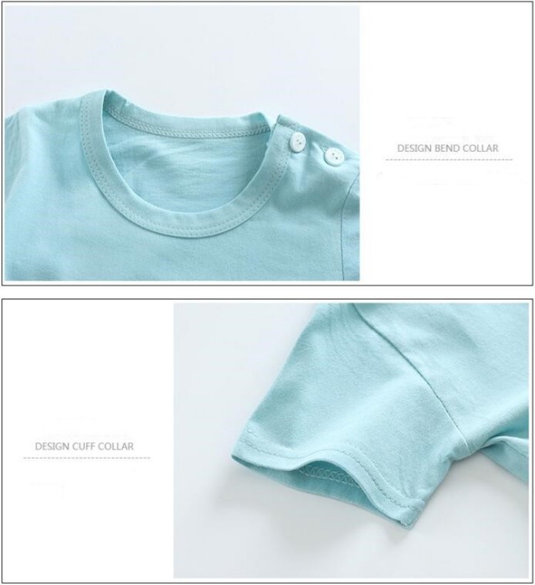 Kaus Katun + Celana Pendek Set - Baby Clothing Kit ulasan dan harga