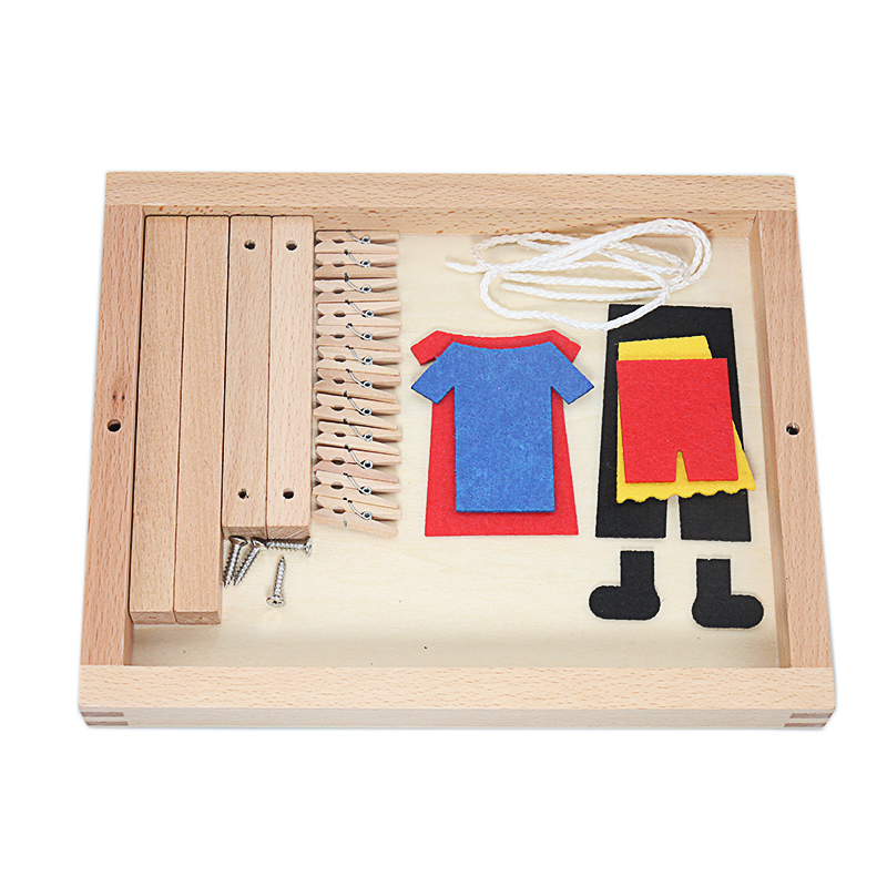 Baju Simulasi Mini DIY Kayu Mo - Baby Clothing Kit ulasan dan harga