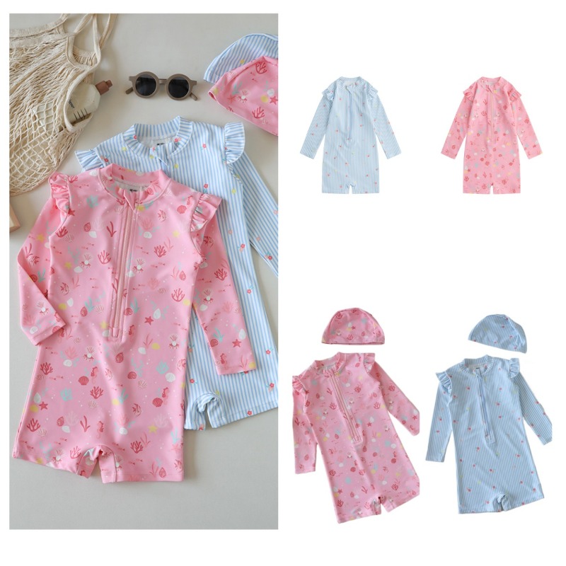 Baju Renang Satu Potong Lengan - Baby Swimwear Uv ulasan dan harga